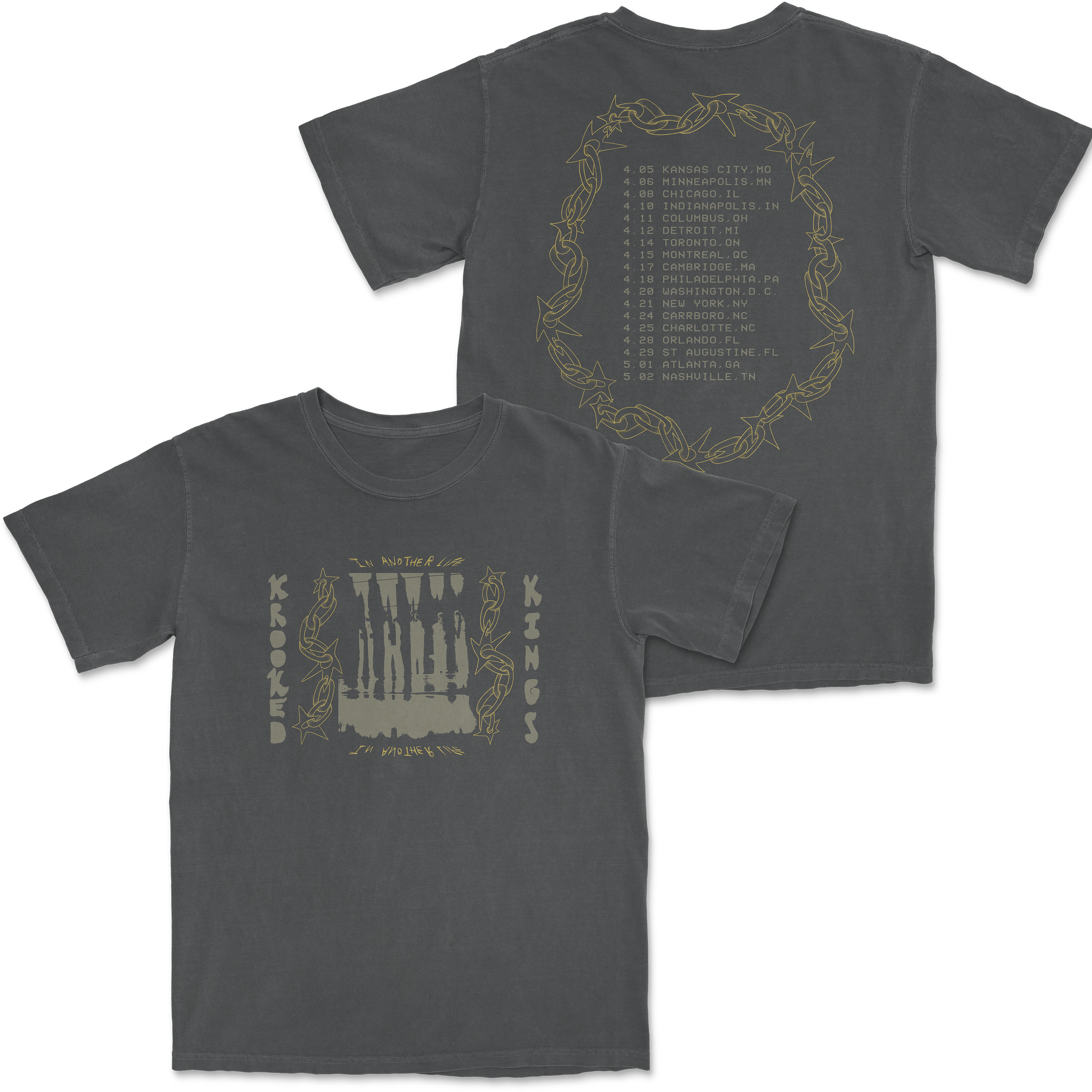 Graphite Tour Tee '26 – Krooked Kings Graphite Tour Tee '26 – Krooked Kings