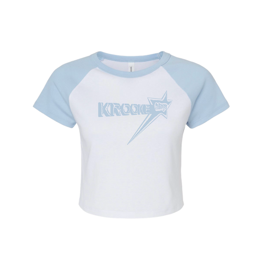Ladies Baby Blue Logo Tee