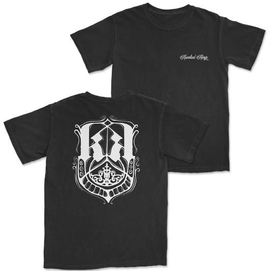Blk Left Chest Crest Tee